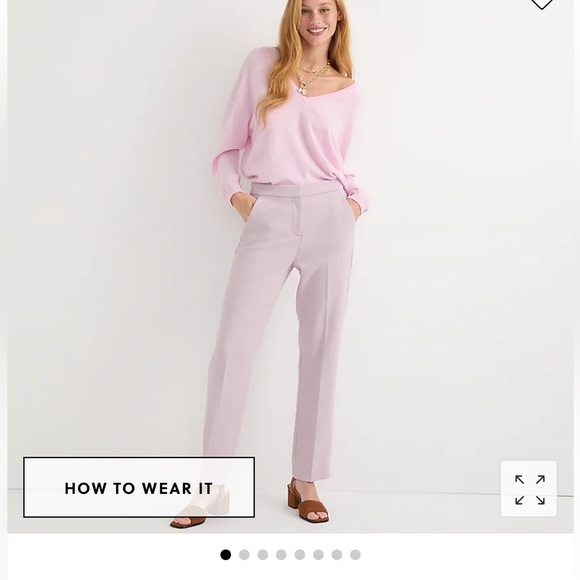 J. Crew Pants & Jumpsuits J Crew Lilac Kate Pant Curvy Fit Poshmark